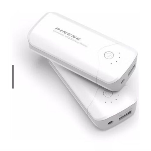 Carregador Portátil Power Bank Pineng 5000Mah - Branco
